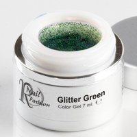 Gel Colorato Glitter Green 7 ml.